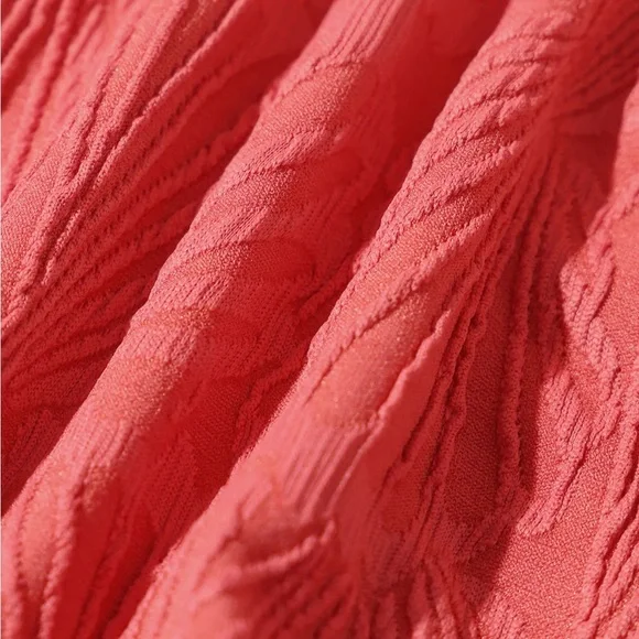 Berlook Red Jacquard Bikini Bottom ONLY 27 - Picture 10 of 11